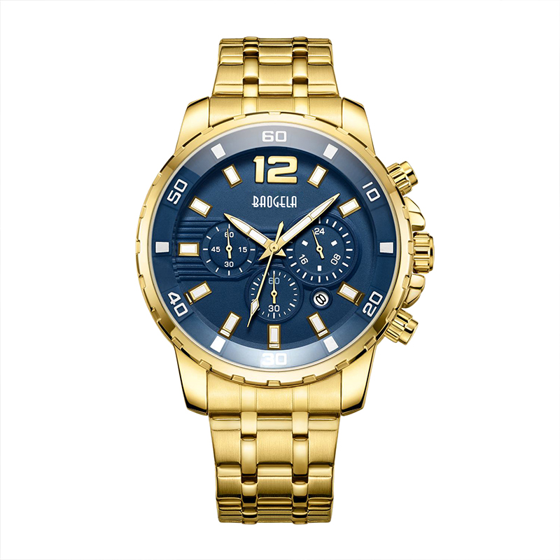 Baogela Quarz Männer Gold Uhr Top Marke Luxus Armee Militär Handgelenk Uhren Uhr Männer Relogio Maskulino Business Armbandwatch 22700